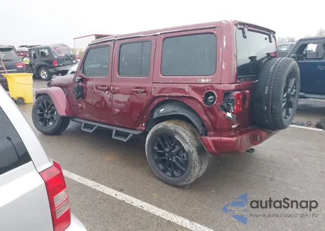 2021 Jeep Wrangler Unlimited Sahara из США, поврежденный, VIN 1C4HJXEN5MW609102
